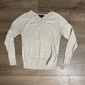 Banana Republic Silk Cotton V-Neck Sweater